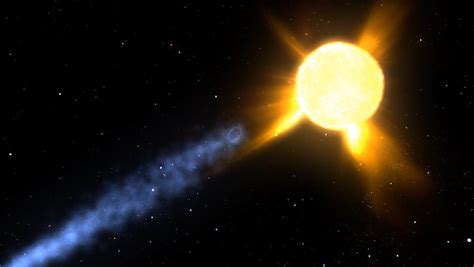 Encke's comet being hit by a coronal mass ejection | Britannica