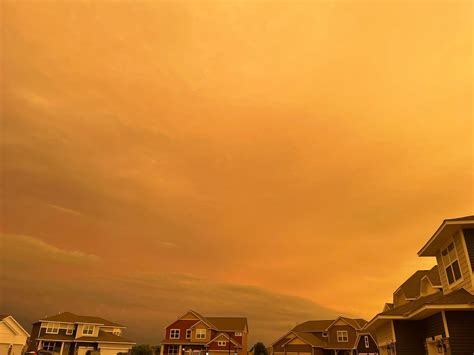 PHOTOS: What was up with the orange sky Tuesday night? - KSTP.com 5 Eyewitness News