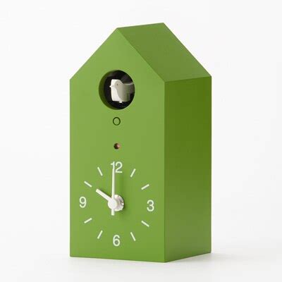 Muji Cuckoo Clock Small / Peeping out of a white house, this cuckoo crows on the hour in your ...