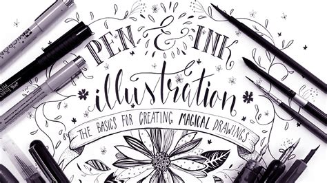 Pen and Ink Illustration: The Basics for Creating Magical Drawings | Yasmina Creates | Skillshare