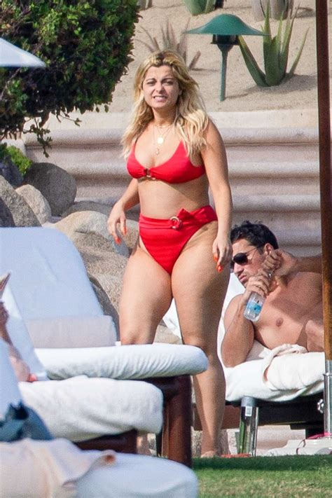 Bebe Rexha in a Red Bikini on the Beach in Cabo San Lucas 11/01/2020 – celebsla.com