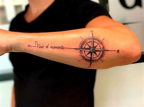 Pin by Josh Owens on Nautical tattoo | Wrist tattoos for guys, Compass tattoo forearm, Small ...
