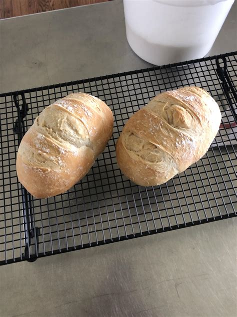 Crusty Loaf (King Arthur recipe adapted from Artisan Bread in 5 min) : r/Breadit