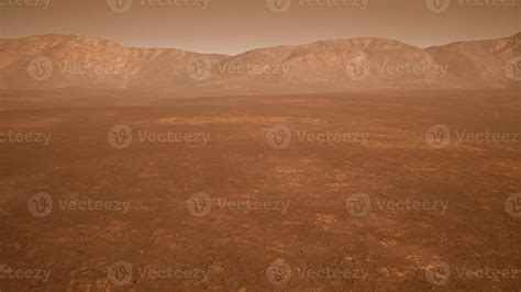 Fantastic martian landscape in rusty orange shades 5797774 Stock Photo ...