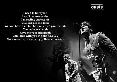 Oasis - Supersonic - Lyrics - Great Rock Metal Album Cover Design Music ...