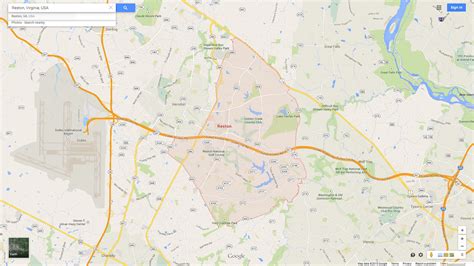 Reston Virginia Map - United States