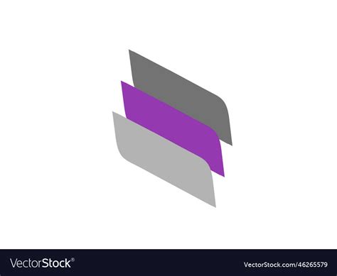 Abstract logo shape design premium Royalty Free Vector Image