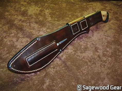 Sagewoodgear Custom Kukri Sheath | Tool design, Knives and tools, Sheath