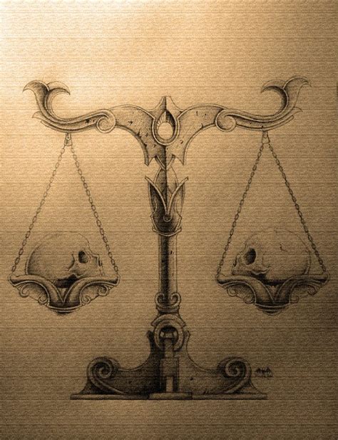 AtherBat's custom tats: Scales of justice