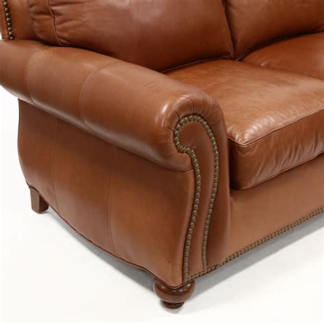 Ethan Allen, Leather Upholstered Sofa (Lot 323 - The Mid-Summer Estate ...