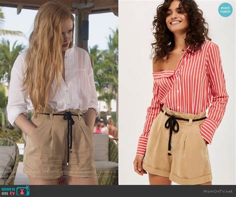 WornOnTV: Eliza’s white hooded top and rope belted shorts on The Fosters | Abigail Cowen ...