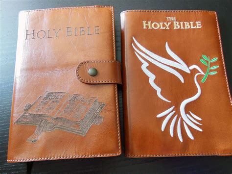 Custom Leather Bible Cover