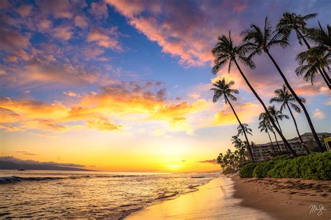 Kaanapali Beach Sunset | Kaanapali Beach, Lahaina, Maui, Hawaii | Mickey Shannon Photography