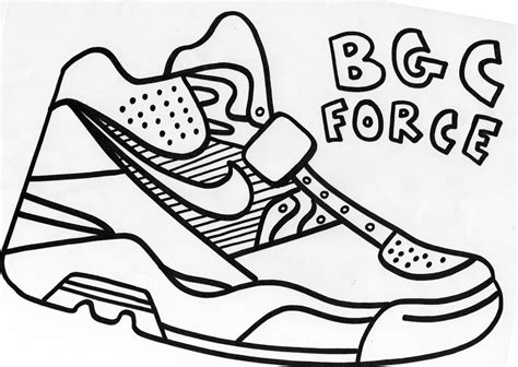 Nike Coloring Pages - Coloring Home