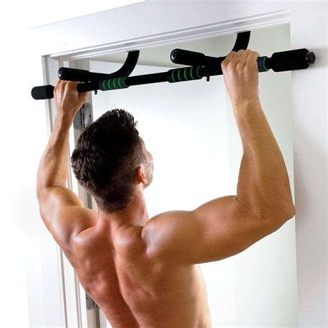 Pure Fitness Adjustable Multi-Purpose Doorway Pull-Up Bar, 250lb ...