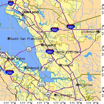 Union City, California (CA) ~ population data, races, housing & economy