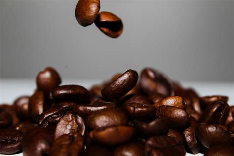 Free stock photo of coffee, coffee beans, falling