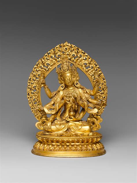 Buddhist Deity, Ushnishavijaya (Zun Sheng fo mu) | China | Qing dynasty (1644–1911) | The Met