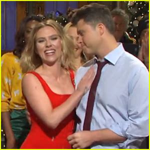 Scarlett Johansson Jokes About Engagement to Colin Jost in ‘SNL ...