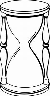 Hourglass Tattoo Drawing Outline Death Clock Muerte Designs Antique  sketch template