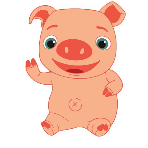 2nd Birthday Party For Boys, Birthday Party Themes, Baby Birthday, Pig Images, Cartoon Images ...