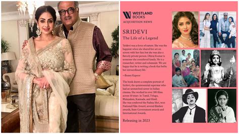 Sridevi - The Life Of A Legend: Boney Kapoor announces biography on ...