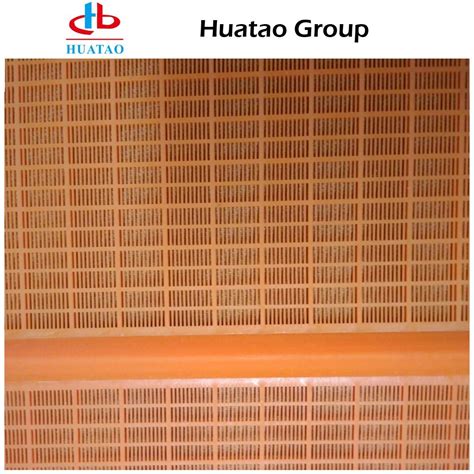 Iron, Fine Coal, Slica Sand Huatao Vibrating Screen Polyurethane Media - China Polyweb Urethane ...