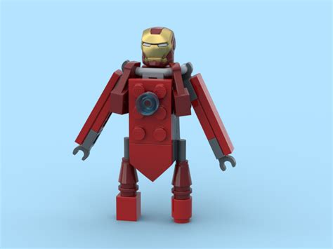 LEGO MOC 76196 - Iron Man Mech by Brickhero2021 | Rebrickable - Build with LEGO