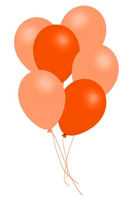 Orange Balloon Clip Art at Clker.com - vector clip art online - Clip Art Library