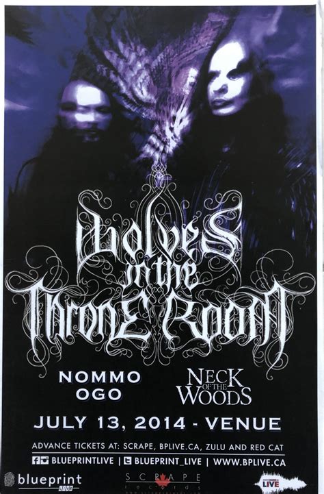 Wolves in the Throne Room / Neck of the Woods – “Vancouver” 11″x17 ...