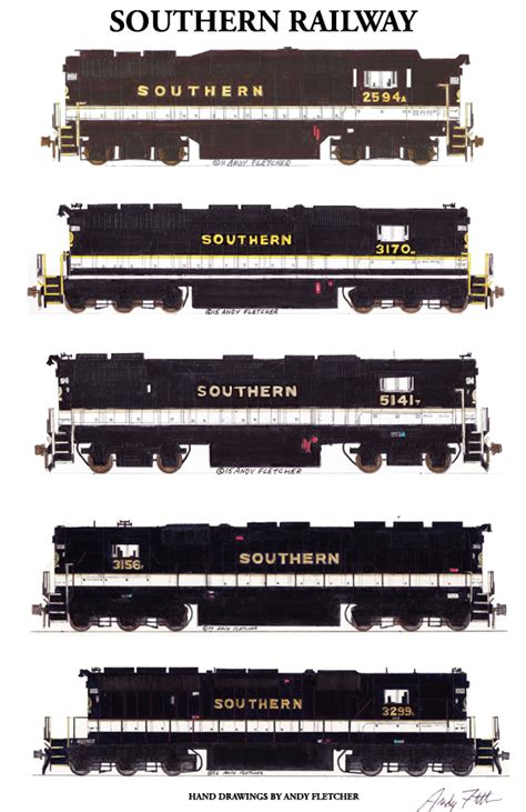 Andy Fletcher Blog-: Southern Railway Locomotives at Chattanooga