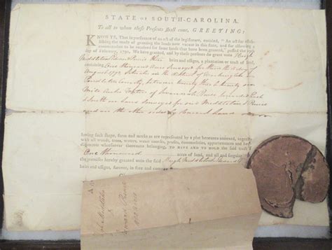 1794 Revolutionary War General William Moultrie Document Signed ...