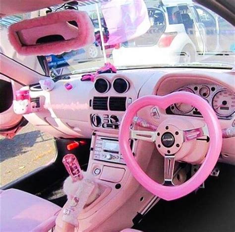 Pin by Haile Lidow on Pink | Pink car accessories, Pink car interior ...