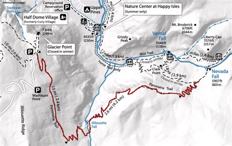 See 3 Waterfalls along Yosemite's Panorama Trail from Glacier Point