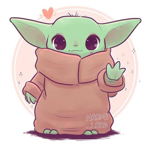 Animado Baby Yoda Dibujo Kawaii Baby yoda has a name grogu themandalorian thejedi pic twitter ...