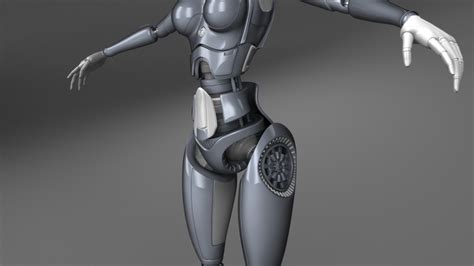 Karan Singh Rawat - Female Robot Concept