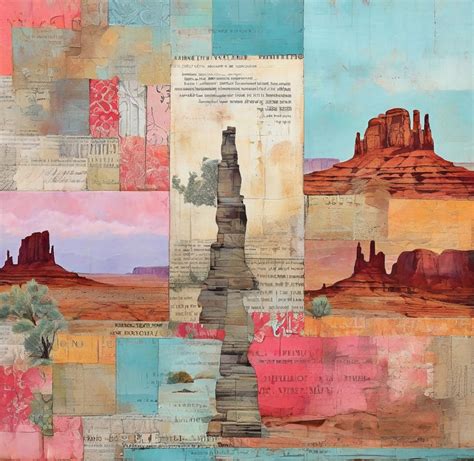 Arizona Patchwork Travel Poster Art Free Stock Photo - Public Domain ...