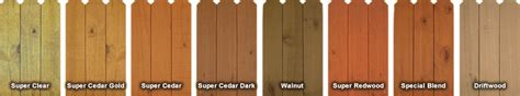 Valspar Exterior Semi Transparent Stain Color Chart – Warehouse of Ideas