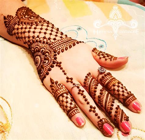 Royal Back Hand Mehndi Design Arabic - Flutejinyeoung