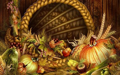 Thanksgiving Cornucopia Wallpapers - Wallpaper Cave