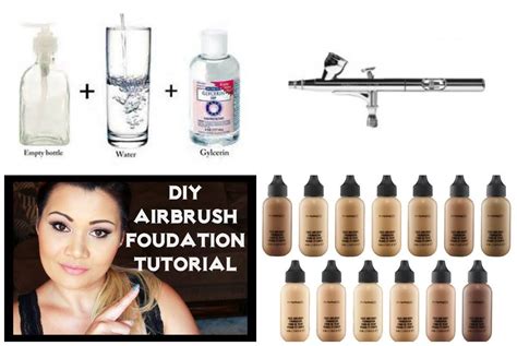 DIY Airbrush Foundation Made easy and inexpensive Tutorial | Diy makeup foundation, Airbrush ...