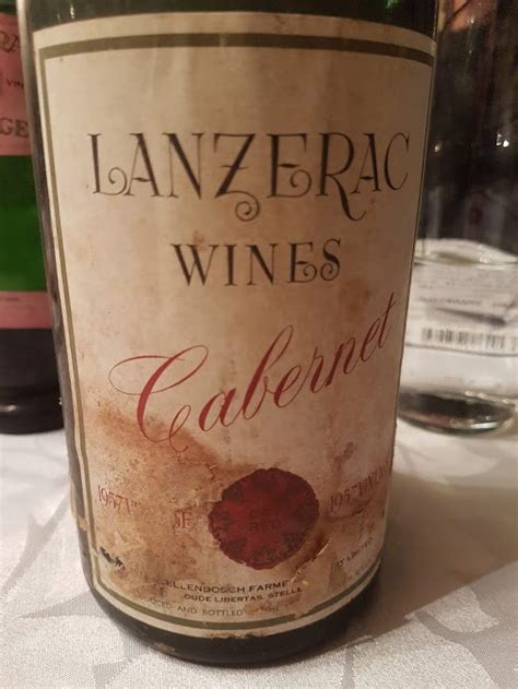 Lanzerac Cabernet Sauvignon 1957