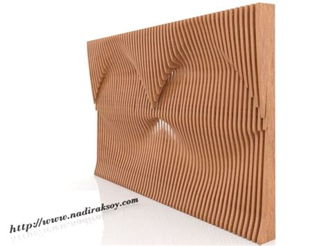 interior architecture design 3D wall parametric pattern drawing board Coffee Table Accessories ...
