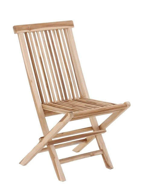 Teak Folding Chair - Natural