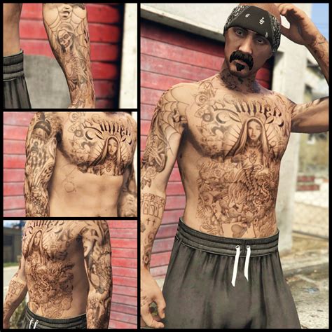 Vago x Azteca Tattoo Pack - GTA5-Mods.com