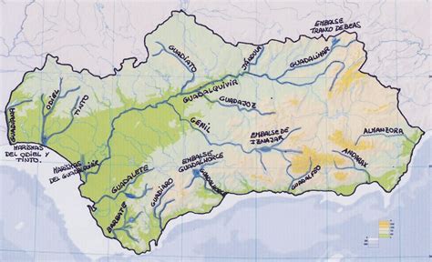 CIENCIAS SOCIALES: GEOGRAFÍA E HISTORIA: 1º ESO: RELIEVE DE ANDALUCÍA.