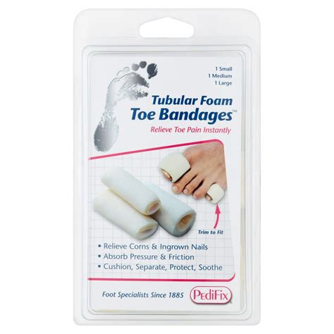 PediFix Tubular Foam Toe Bandages - Walmart.com - Walmart.com