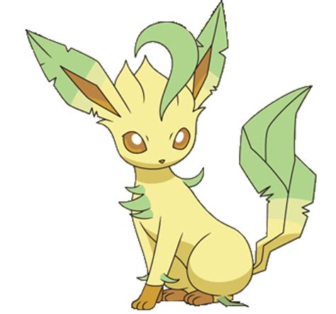 a drawing of a pokemon sitting down with green leaves on it's back legs