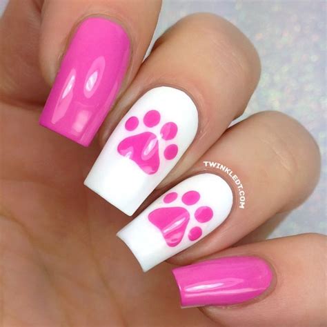 Paw Print Nail Vinyls | Etsy in 2021 | Paw print nails, Toe nail designs, Toe nails