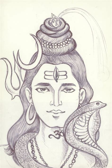 Lord Shiva Drawing at PaintingValley.com | Explore collection of Lord ...